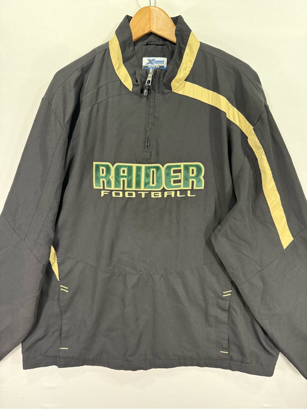 X-Grain Raiders Football pullover Men's Black Yellow XL Pullover